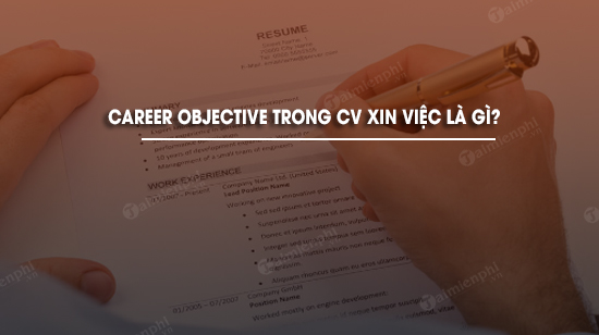 M C Ti U Ngh Nghi P Trong Cv Khi Xin Vi C L G