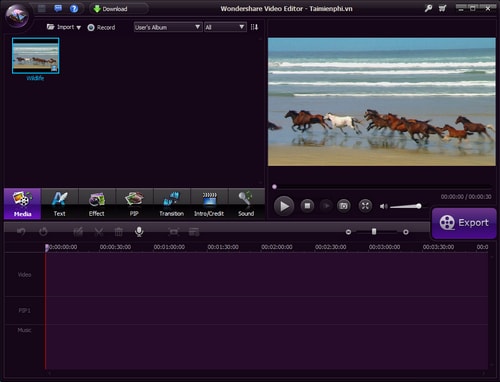 Ưu đãi Nhận ngay miễn phí Wondershare Video Editor công cụ chỉnh sửa