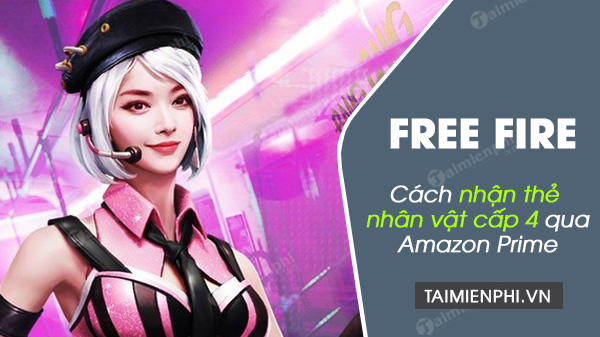 How To Acquire Level Free Fire Character Card Via Amazon Prime