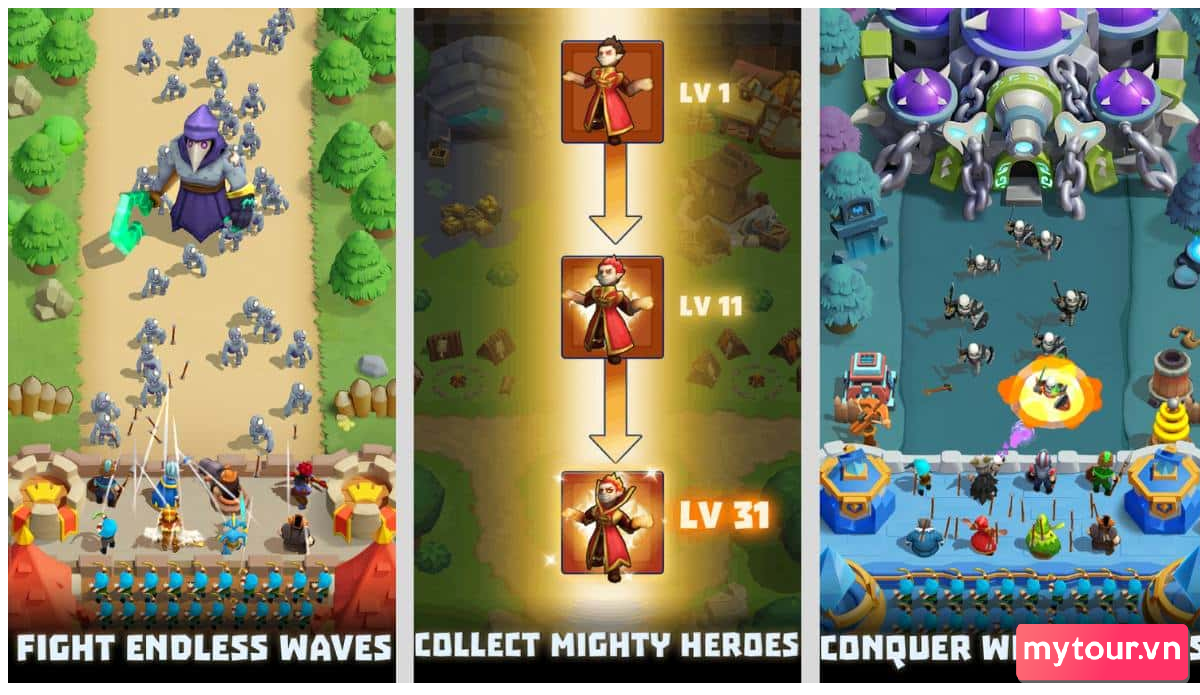 Wild Castle: Tower Defense TD - Cuộc phiêu lưu chiến thuật