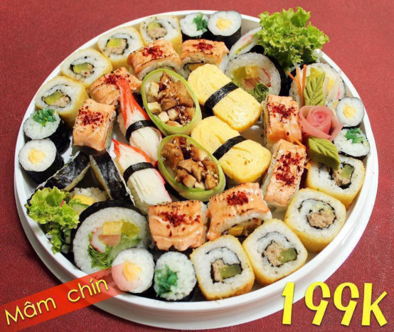 4 Địa điểm sushi tuyệt vời và chất lượng nhất Quận 5, TP.HCM