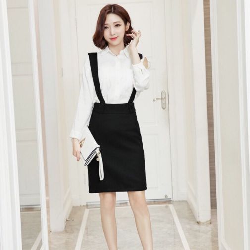 Váy yếm công sở Hàn Quốc đa dạng phong cách bắt trọn ánh nhìn - Thời Trang  NEVA - Luôn Đón Đầu Xu Hướng