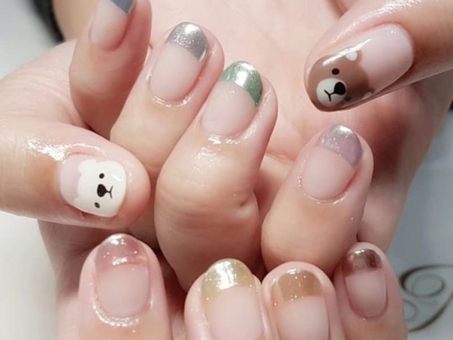 Top 50 mẫu nail Gấu Brown dễ thương nhất cho phái đẹp