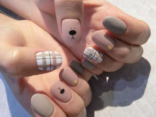 Top 50 mẫu nail Gấu Brown dễ thương nhất cho phái đẹp