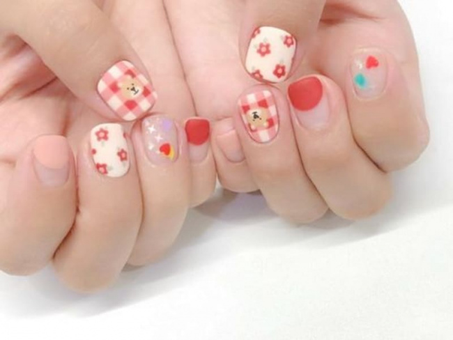 Top 50 mẫu nail Gấu Brown dễ thương nhất cho phái đẹp