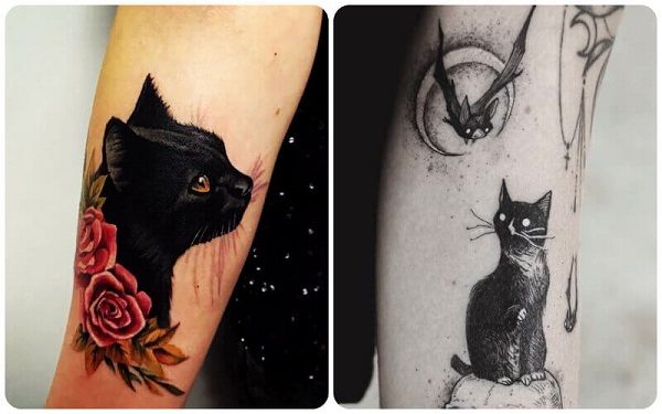 Tattoo mèo cặp