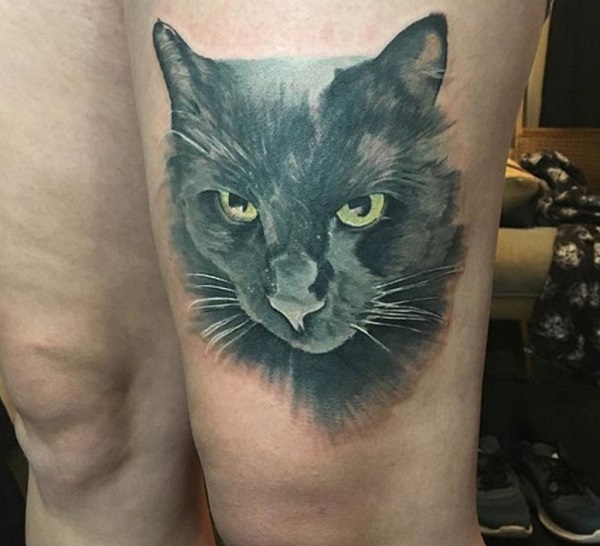 Hình xăm mèo anime. Xăm hình bấm TRUY CẬP để liên hệ | Tattoos, Geometric  tattoo, Geometric