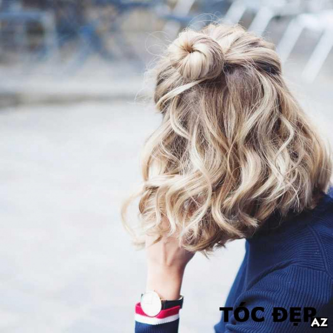 Những kiểu tóc búi dễ thương không thể bỏ qua