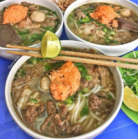 Danh sách top 10 quán bún bò Huế ngon ở Hà Nội