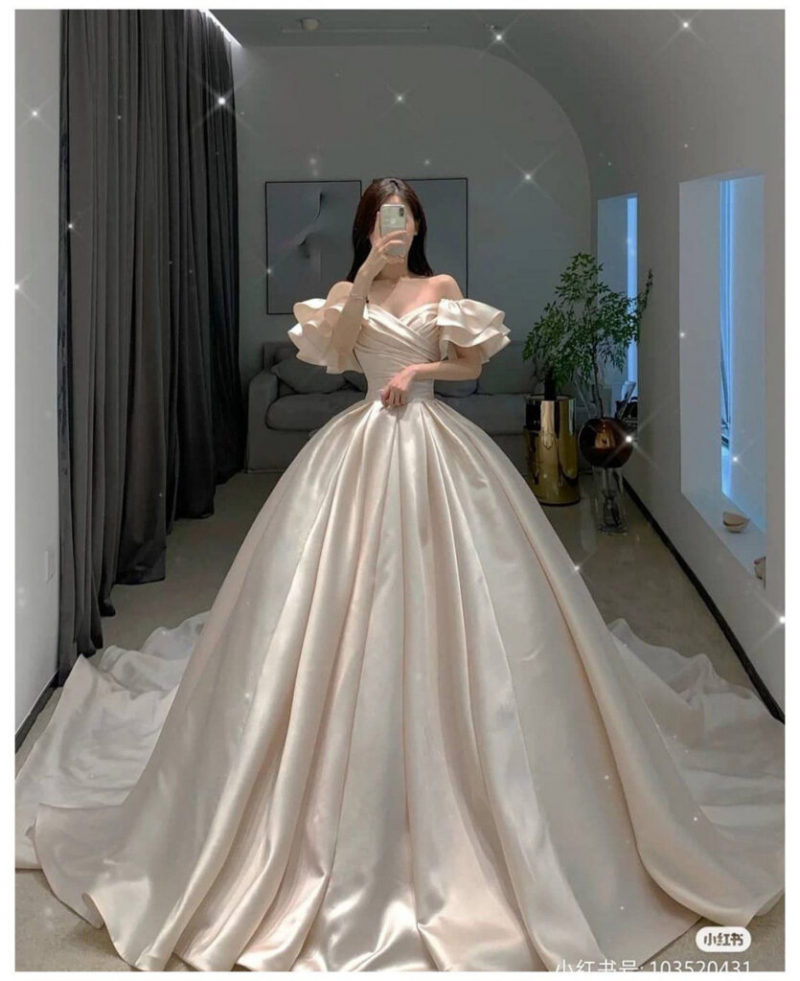Váy cưới công chúa – Lựa chọn hoàn hảo cho cô dâu gầy