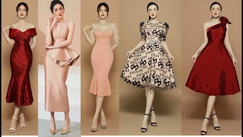Đầm váy công chúa dự tiệc tay bồng xẻ lưới ngực chân dập phồng chất nhung cao  cấp sang chảnh thiết kế Lyco đẹp bất tận | Shopee Việt Nam