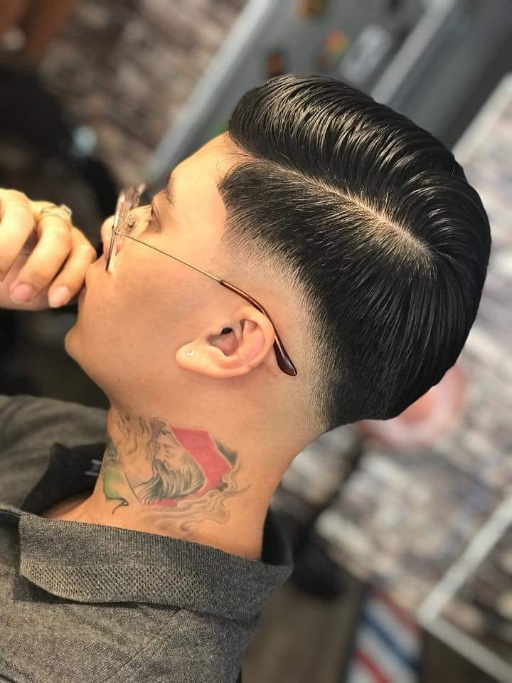 Kiểu tóc mái ngố nam Hàn Quốc - Barber Shop Vũ Trí