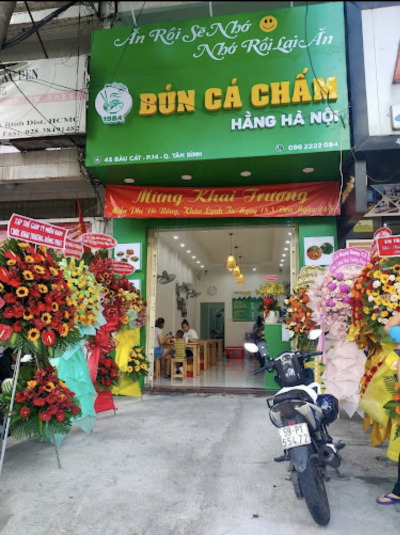 Thông tin về bún cá chấm Hằng Hà ở Hà Nội