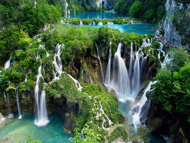 Bộ hình nền thác nước tuyệt đẹp | Waterfall scenery, Waterfall pictures,  Waterfall background