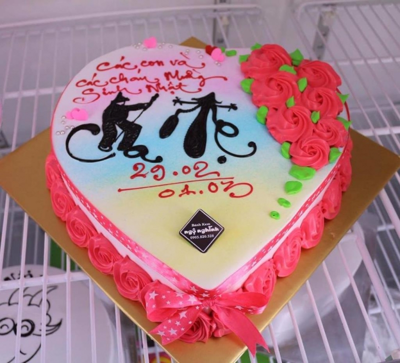 Bánh sinh nhật cho bố tạo hình gia đình hạnh phúc (Mẫu 50792) - FRIENDSHIP  CAKES & GIFT