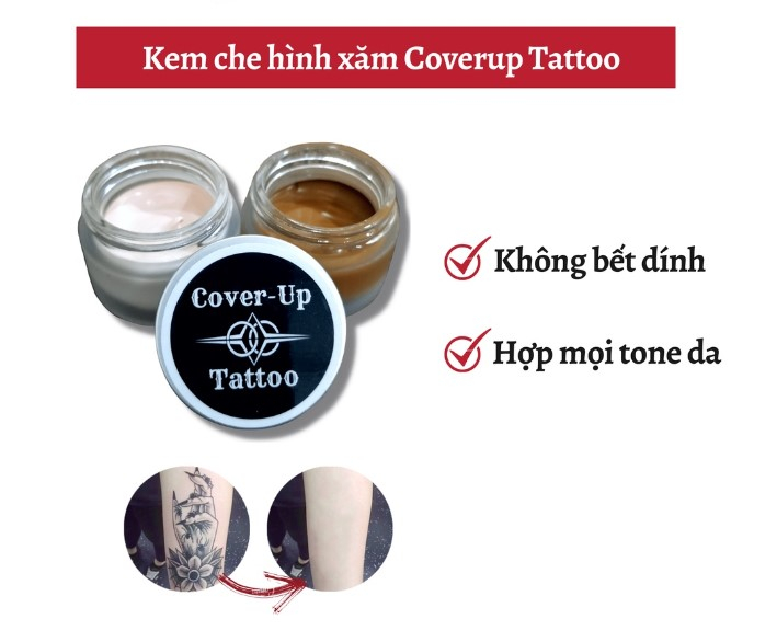 Kem Che Hình Xăm, Khuyết Điểm , Các loại sẹo lồi lõm...30g | Shopee Việt Nam