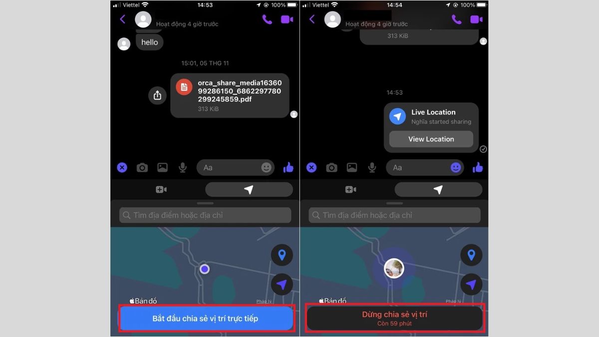 Chia sẻ vị trí trên Messenger một cách nhanh chóng và chính xác nhất