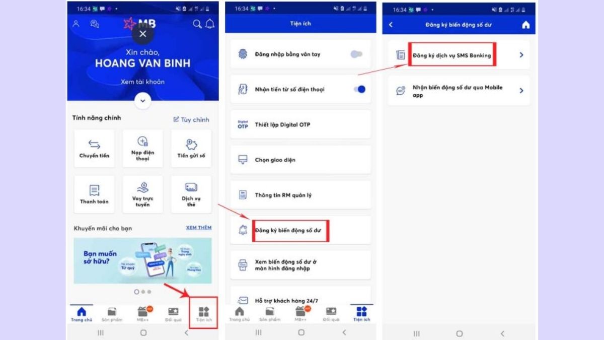2 Phương pháp kích hoạt thông báo từ MB Bank lên điện thoại một cách dễ dàng