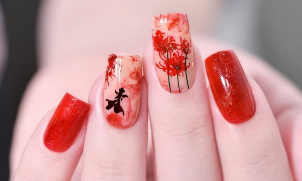 Những Mẫu Nail Vẽ Hoa Đơn Giản, Quyến Rũ Cho Năm 2024