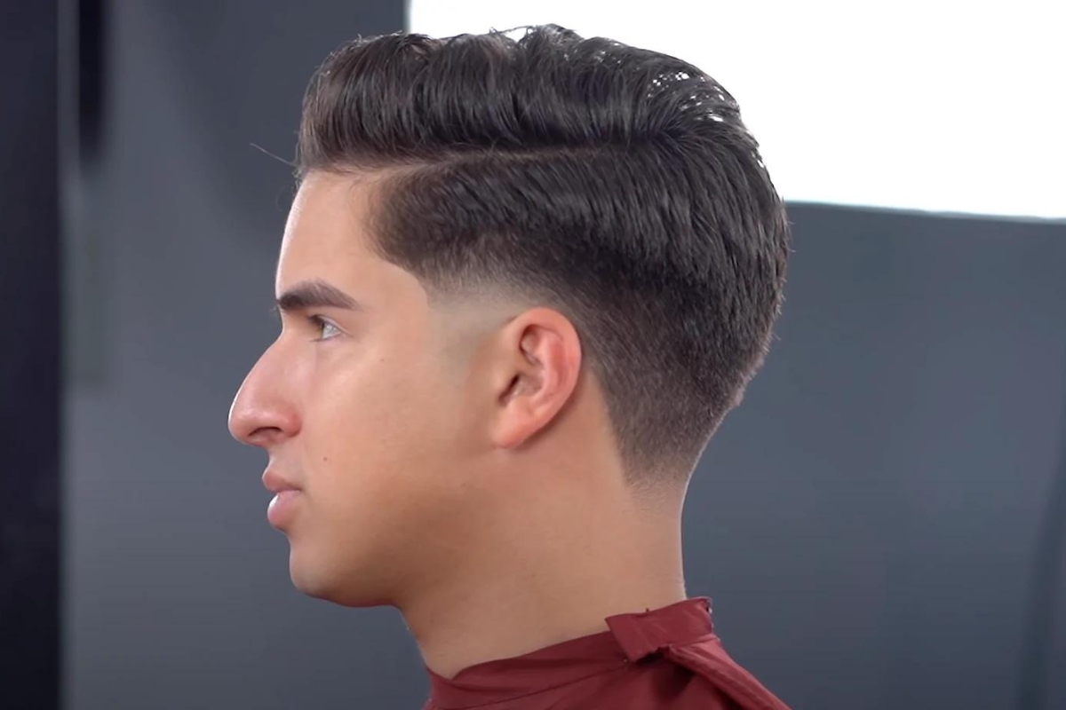 Cắt tóc nam kiểu pompadour hiện đại - Barber Shop Vũ Trí