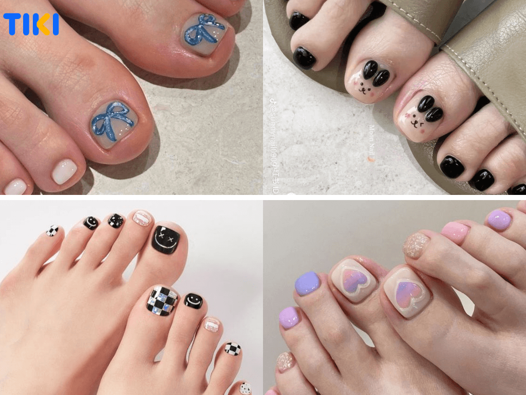 1000+ Mẫu nail chân HOT siêu đẹp được nhiều chị em lựa chọn - Zicxa