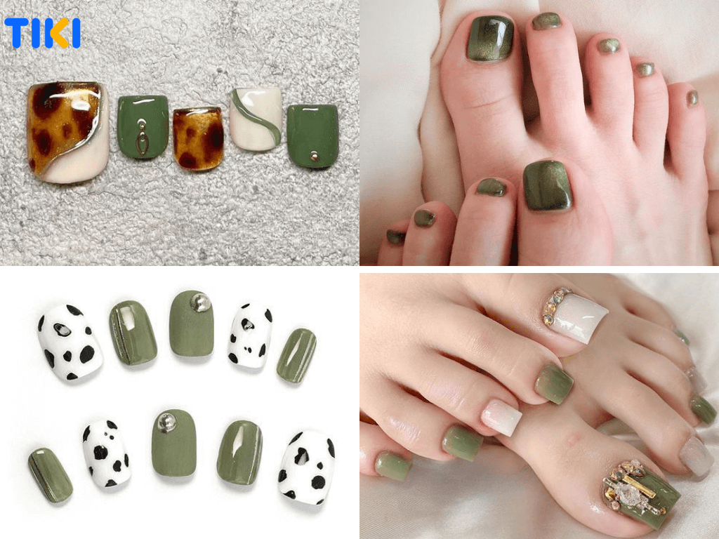 Những mẫu nail chân đẹp đính đá, đính charm, trơn nhiều mẫu, hàng mới cập  nhật liên tục. | Shopee Việt Nam