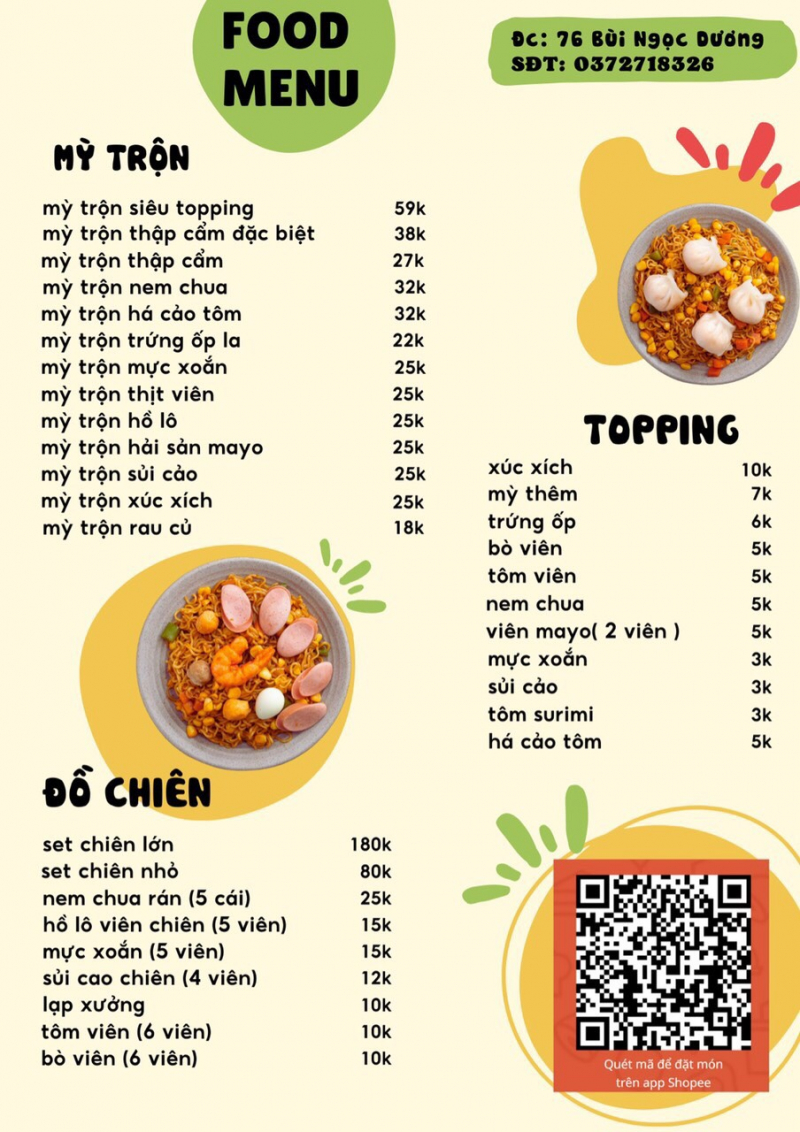 Top 7 Địa Chỉ Mì Trộn Ngon Nhất tại Hà Nội - Mytour.vn