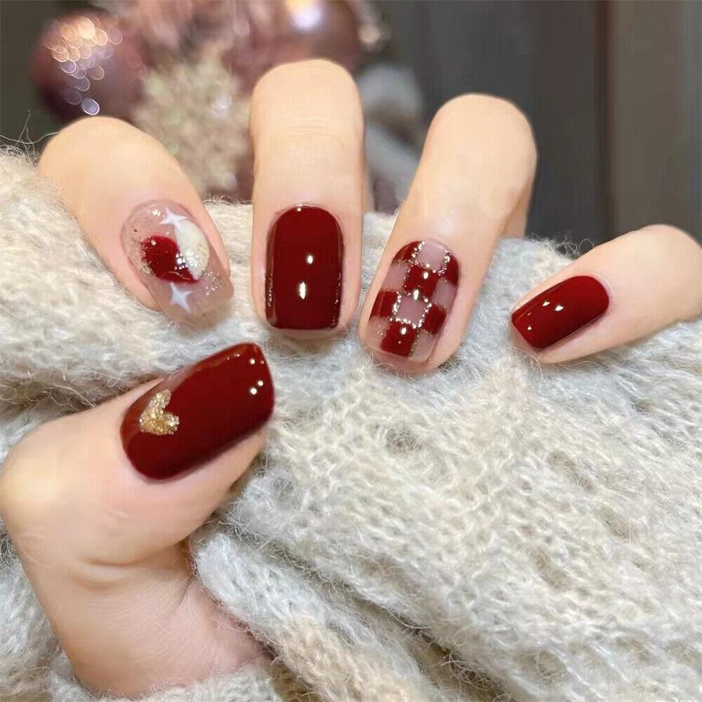 Nail đỏ chứng tỏ nàng xinh 💅 Nail tone đỏ và cam cho các nàng thích một bộ  nail “ấm nóng” !! ---------------------------- LAMIA BEAUTY… | Instagram