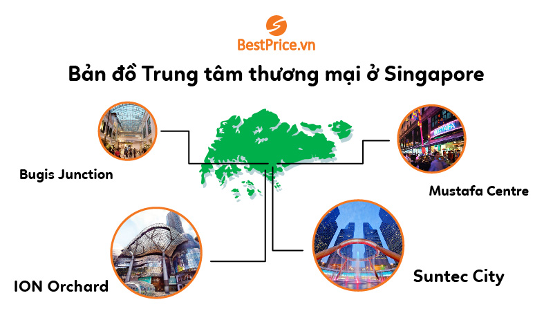 Bản đồ du lịch Singapore mới nhất năm 2023