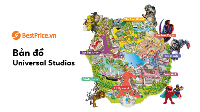 Bản đồ du lịch Singapore mới nhất năm 2023