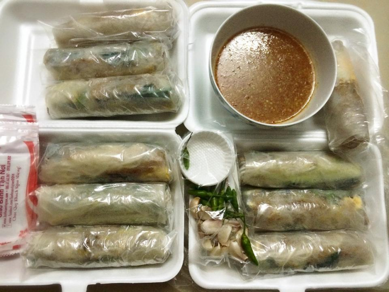 Gỏi cuốn ngon nhất Tân Bình