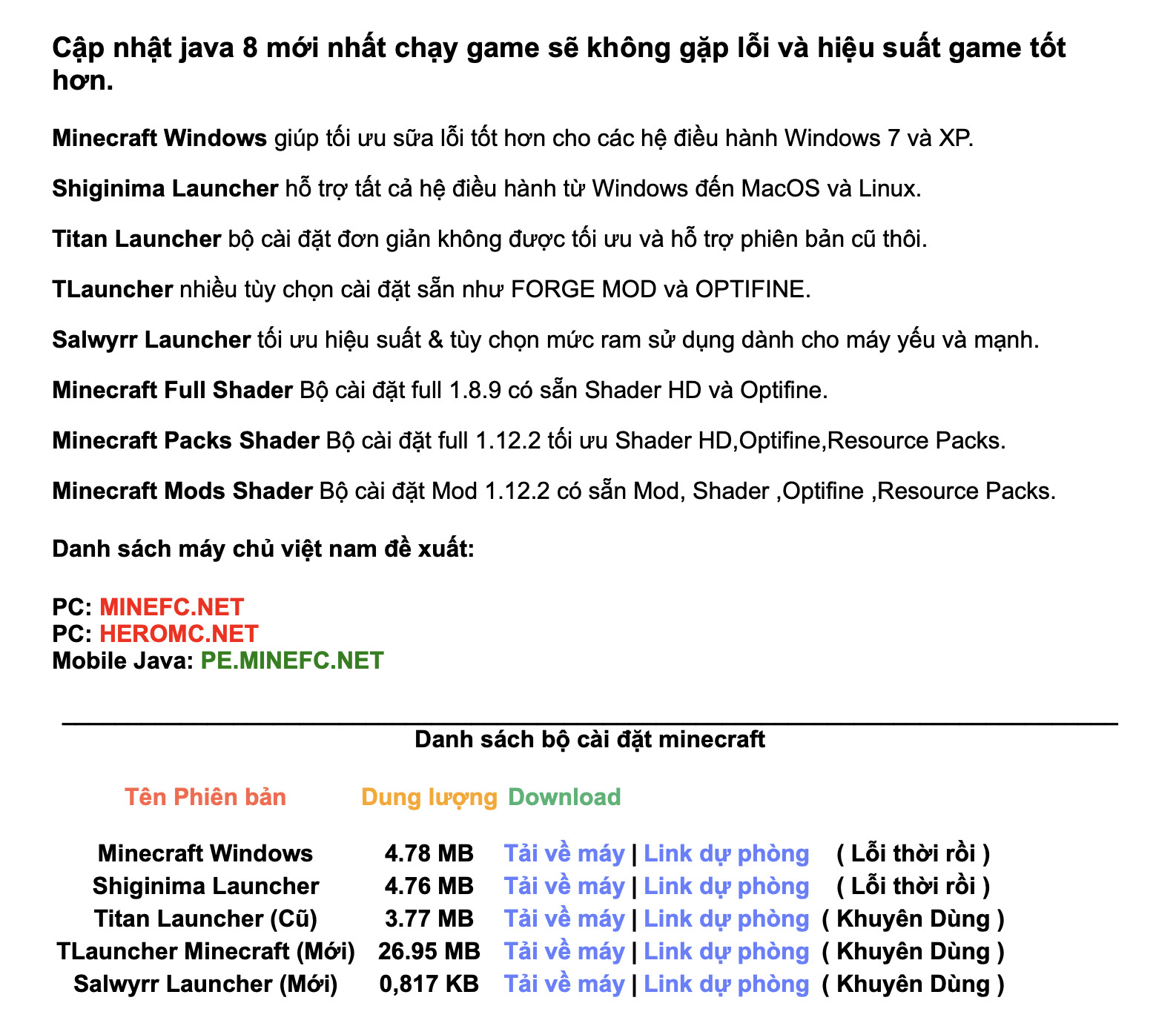 Bí quyết tải Minecraft miễn phí trên điện thoại và máy tính