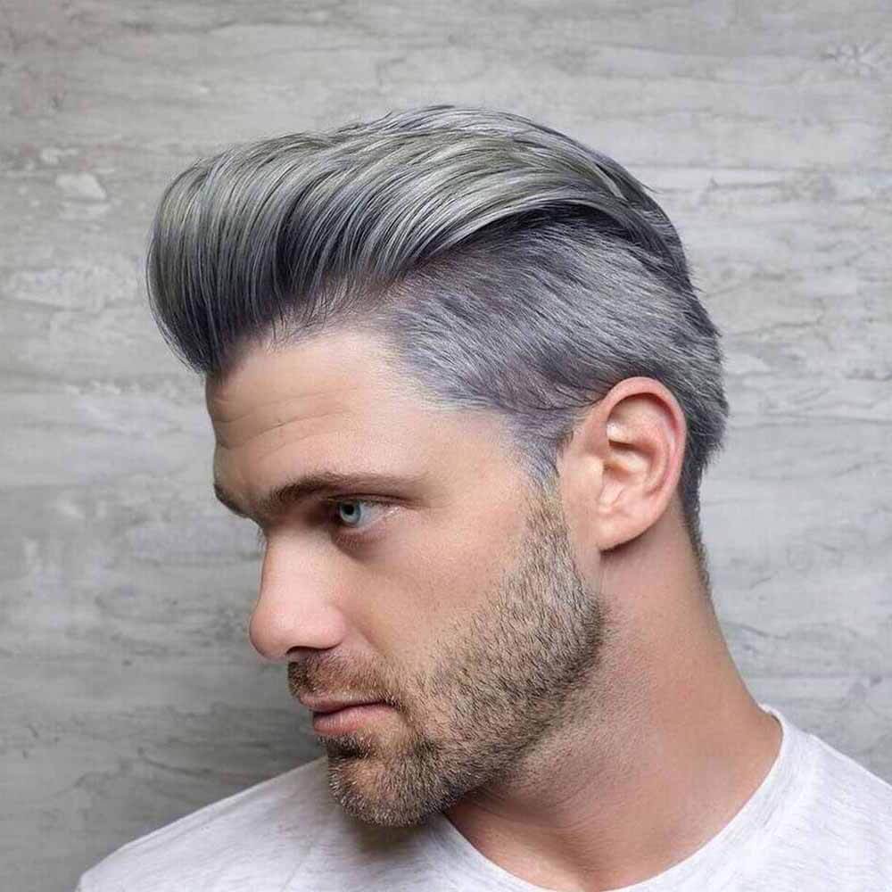 Tóc màu xanh khói cho nam - barbershopbardy - Cắt tóc nam đẹp 2022