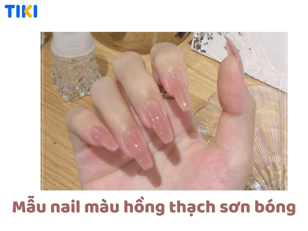 Móng tay ngắn form ngắn OMBRE thạch hồng nail box thiết kế GIÁ RẺ đơn giản  sang trọng tặng kèm keo dán móng MT019 | Shopee Việt Nam