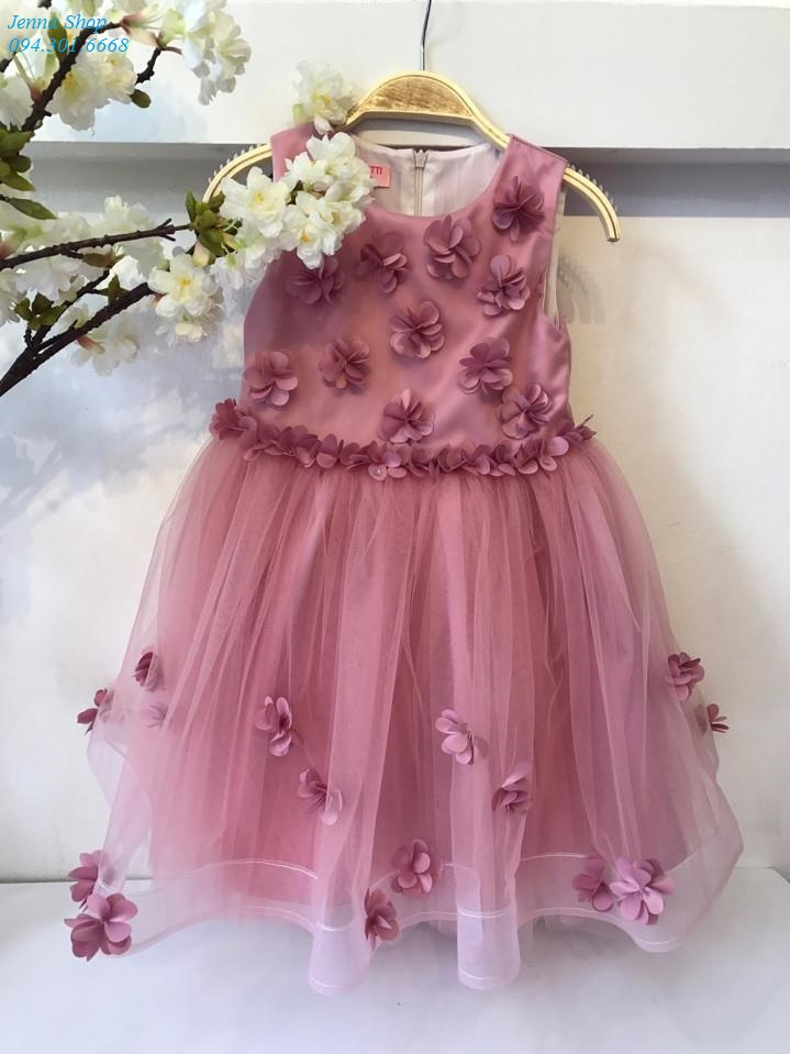 Mua Váy áo bé gái sơ sinh, 0,1,2,3,4,5,6,7,8 tuổi Babystore88, Đầm cho bé  gái thu đông dài tay hàng thiết kế V28 | Tiki