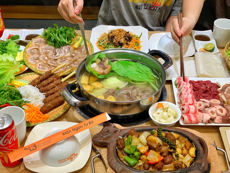 Lẩu bò 8A Cộng Hòa