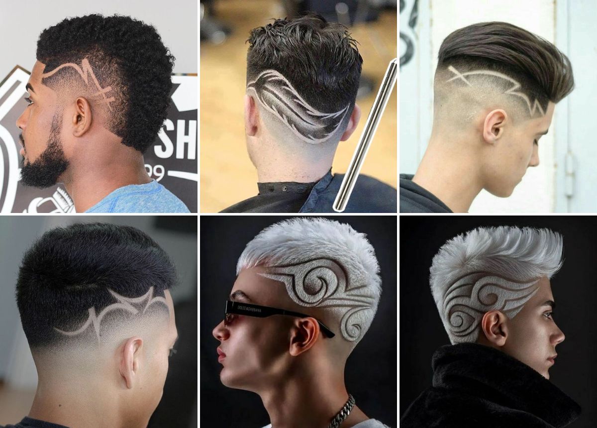 Top 25 các kiểu kẻ tóc nam đẹp, nghệ thuật thịnh hành năm 2024