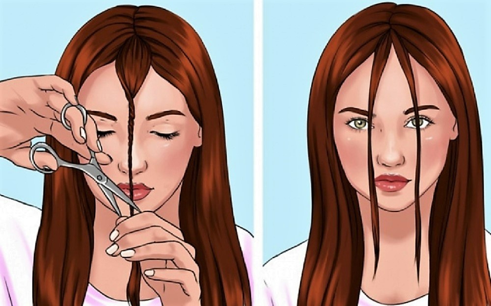 Gợi ý 2 cách cắt tóc mái đơn giản cho nữ mặt dài tại nhà