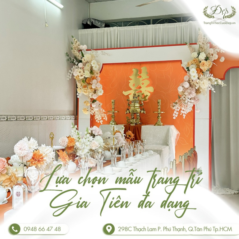 Trung Tâm Trang Trí Tiệc Cưới Bình Minh