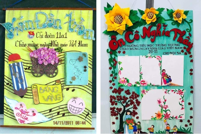 ĐIỂM NHẤN 2023] Mẫu vẽ báo tường 20/11 về thầy cô đơn giản NHƯNG ...