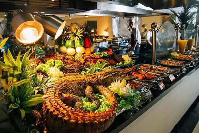 4. Không gian và dịch vụ tại các nhà hàng buffet tôm hùm