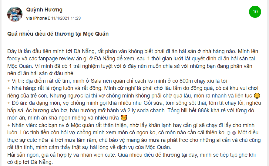 Khám phá hương vị biển cả tại Mộc Quán Đà Nẵng - Trải nghiệm ẩm thực tuyệt vời cùng Mytour.