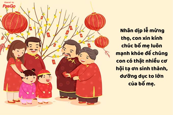 Chúc mừng thọ ông bà, bố mẹ, và người cao tuổi - Hạnh phúc ngập tràn càng chúc càng thọ!