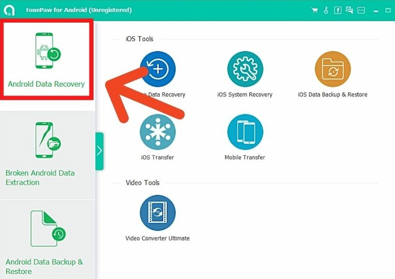 Bí quyết khôi phục ghi âm đã xóa trên điện thoại Android và iPhone 3 Khôi phục dữ liệu Android