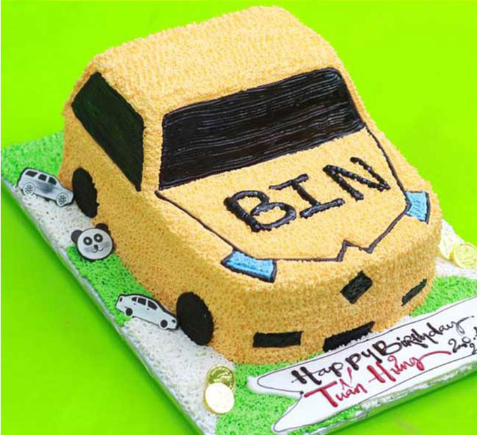 25+ mẫu bánh sinh nhật hình ô tô, xe cảnh sát, cứu hỏa đẹp mắt cho bé trai