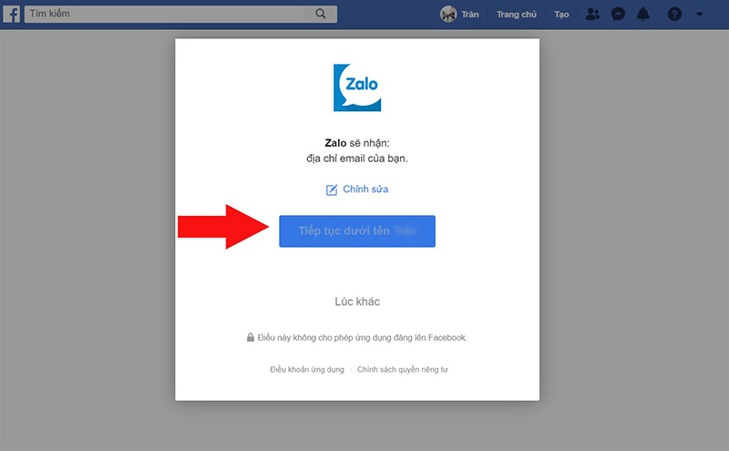 Hướng dẫn cách đăng nhập Zalo bằng Facebook một cách nhanh chóng