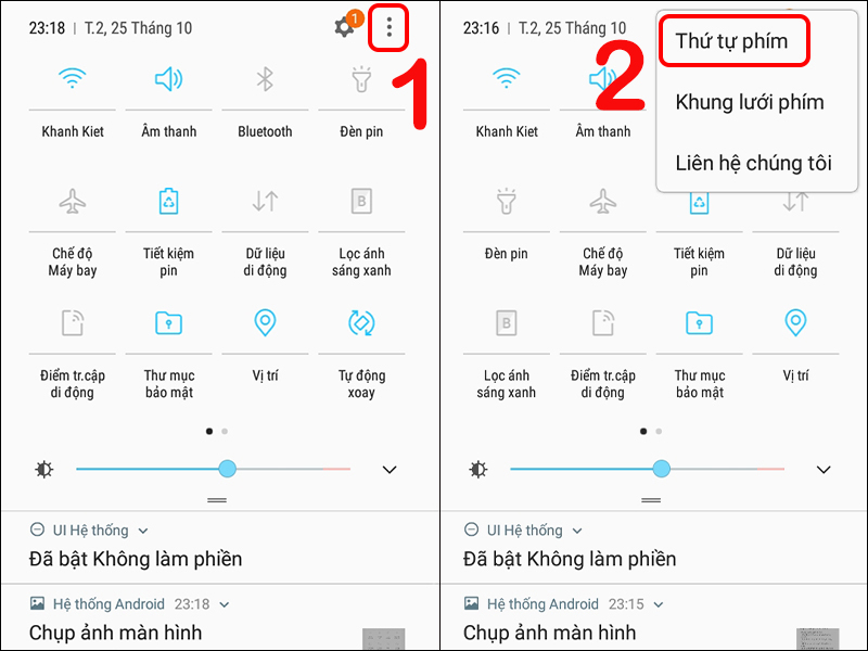 Cách kích hoạt, vô hiệu hóa xoay màn hình trên điện thoại Samsung một cách nhanh chóng