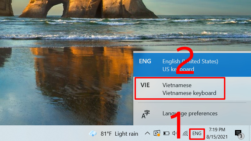 Bí quyết gõ ký tự a còng @ trên Windows 10