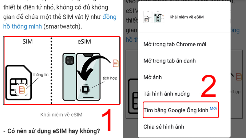 Bí quyết tìm kiếm bằng hình ảnh trên iPhone, Android dễ nhất