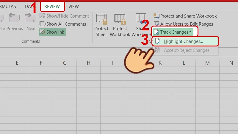 Cách kiểm tra lịch sử chỉnh sửa trong Excel và sử dụng track changes